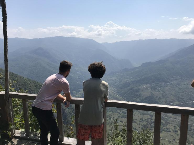 Loç Vadisi Seyir Terasına ziyaretçi akını