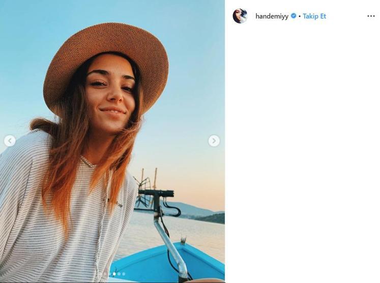 Hande Erçelden makyajsız paylaşım