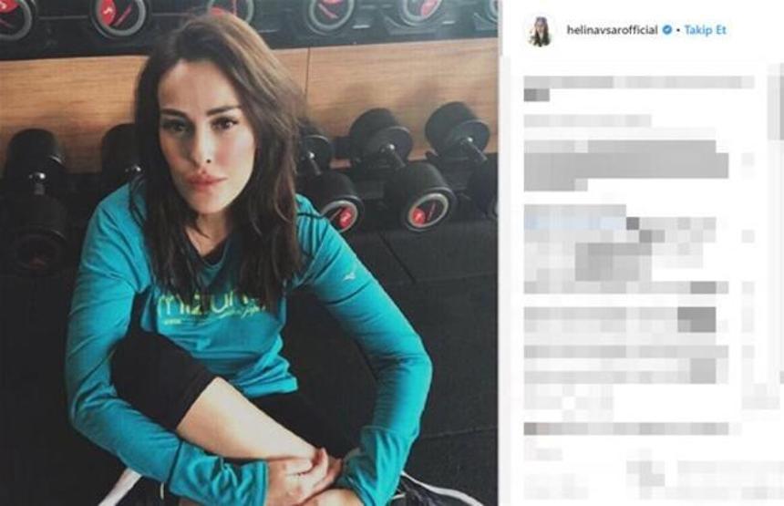 Helin Avşarın son hali şaşırttı