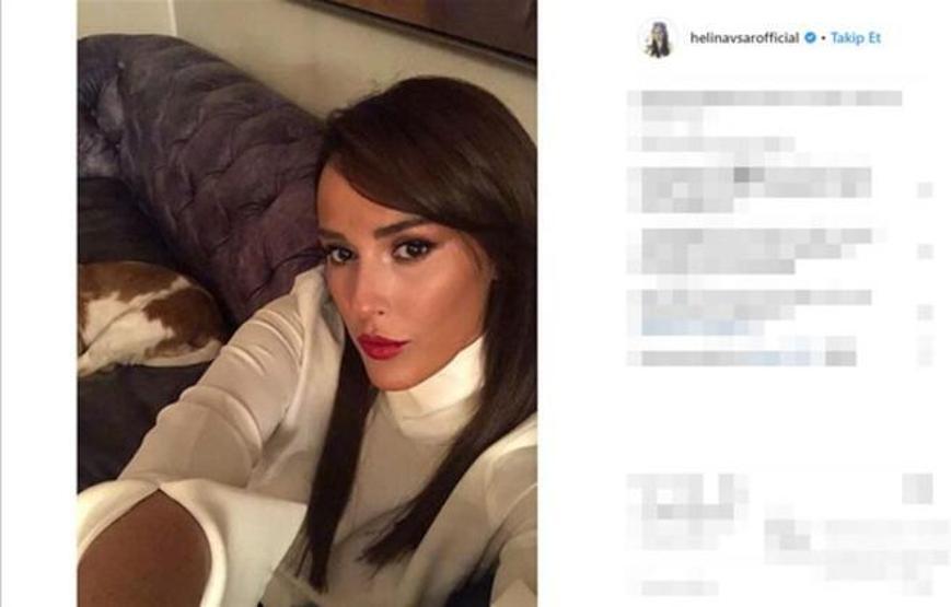 Helin Avşarın son hali şaşırttı
