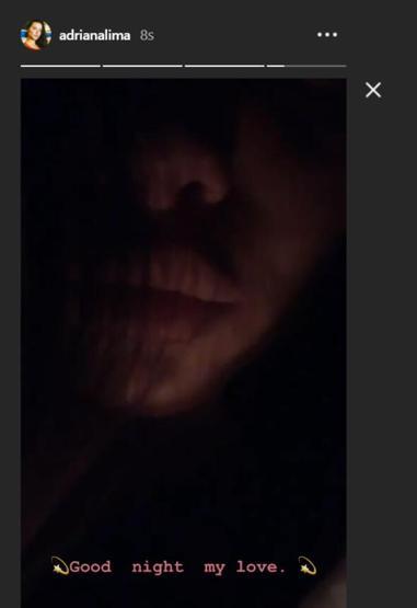 Adriana Lima karanlığın içinden aşkına seslendi