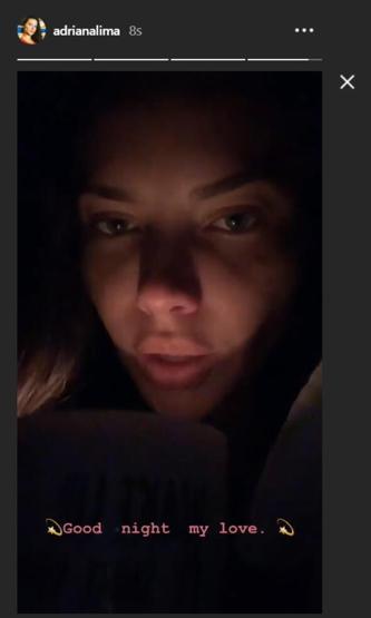 Adriana Lima karanlığın içinden aşkına seslendi