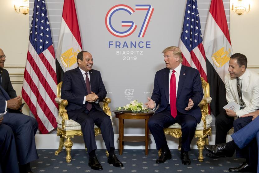 Trump, Sisiden en favori diktatörüm diye bahsetmiş