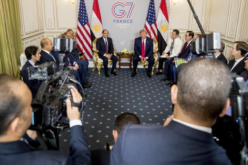 Trump, Sisiden en favori diktatörüm diye bahsetmiş