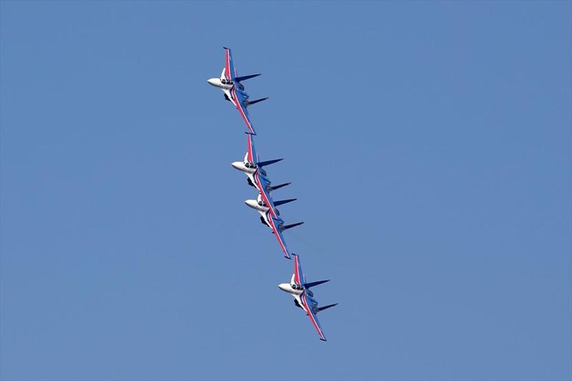 Rus pilotlardan TEKNOFESTte nefes kesen gösteri