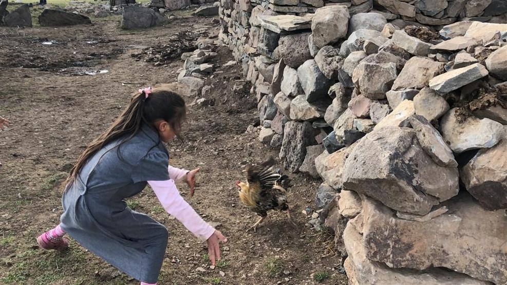 Karsta yaylacıların dönüş yolculuğu