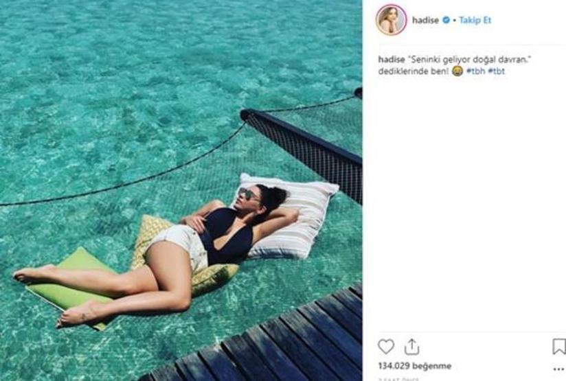 Hadise küvetten paylaştı O sırada ben
