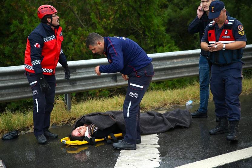 Anadolu Otoyolunda zincirleme kaza: Yaralılar var