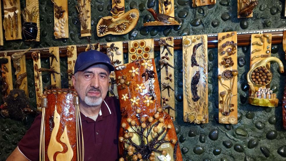 Çöpleri sanat eserine dönüştürüyor