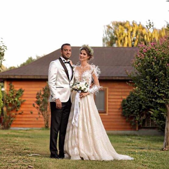 Model Gizem Kayalı ile Murat Binici evlendi