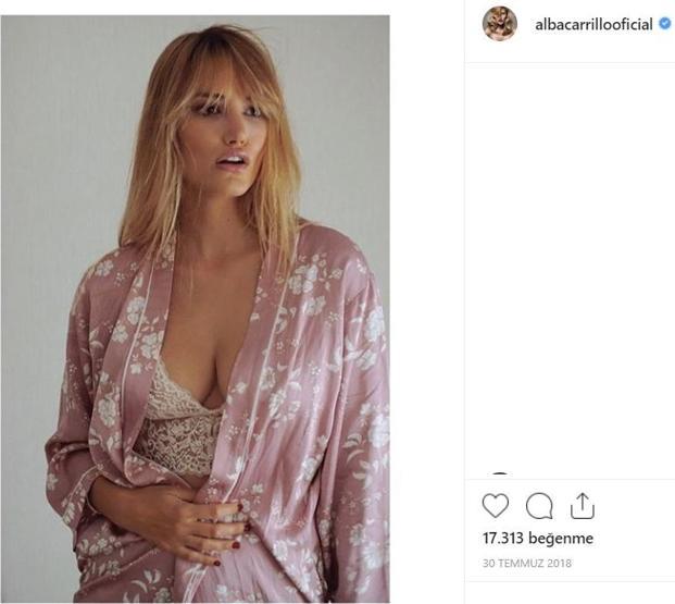 İspanyol model Alba Carrillodan olay itiraf