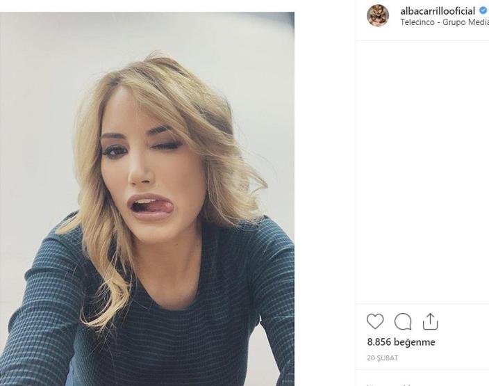 İspanyol model Alba Carrillodan olay itiraf