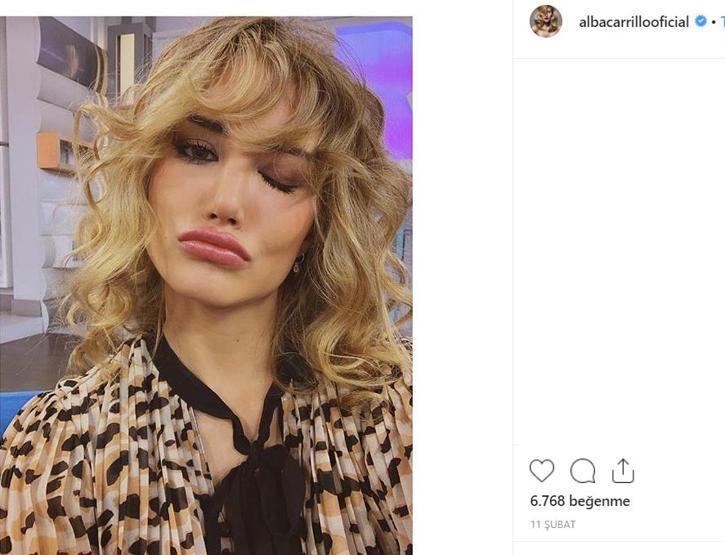 İspanyol model Alba Carrillodan olay itiraf