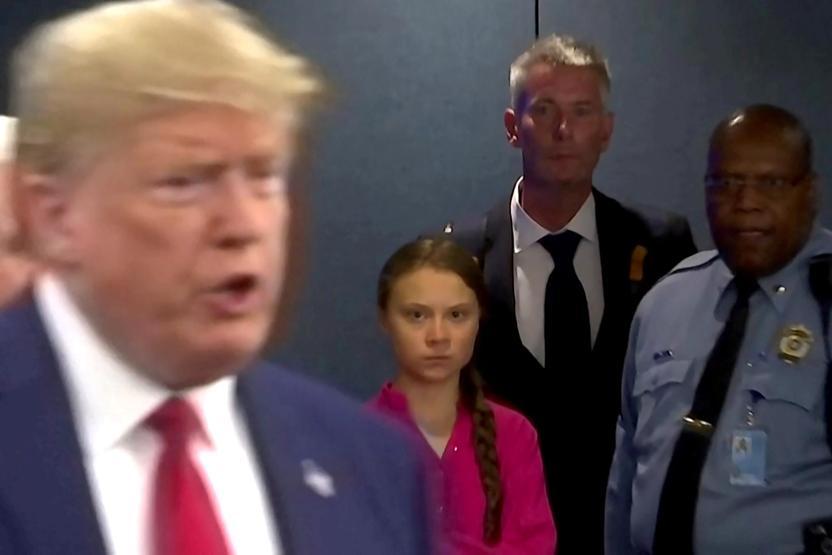 Herkes pür dikkat dinledi, Trump uyukladı