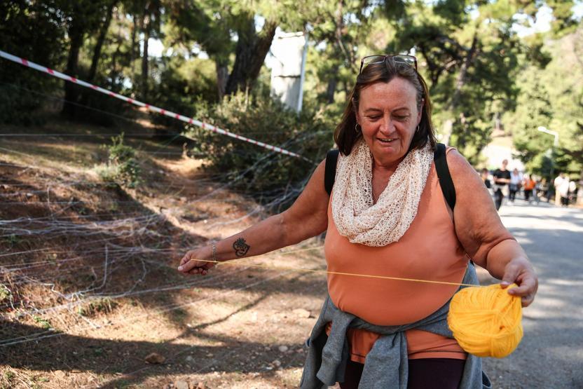 Aya Yorgiye dilek dilemek için zorlu tırmanış