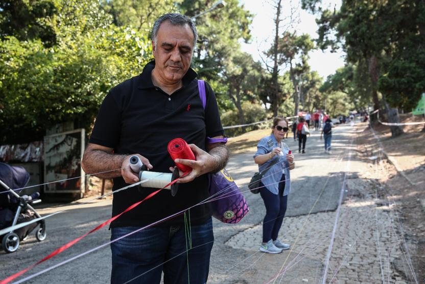 Aya Yorgiye dilek dilemek için zorlu tırmanış