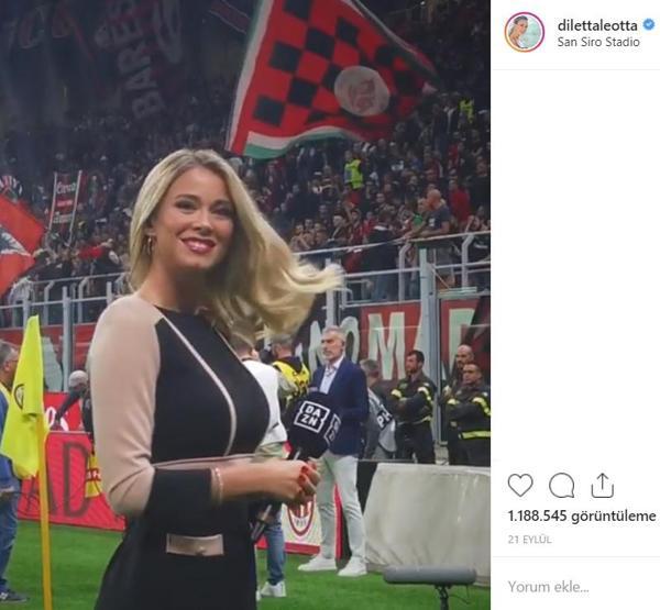 Diletta Leotta gala gecesine damga vurdu