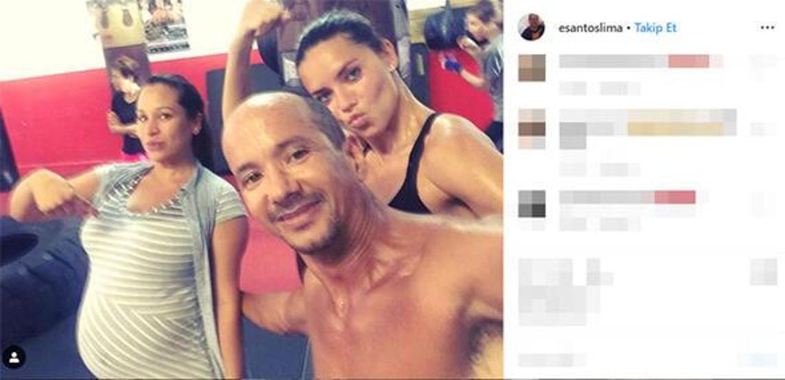 Adriana Lima sosyal medyadan tanıştırdı
