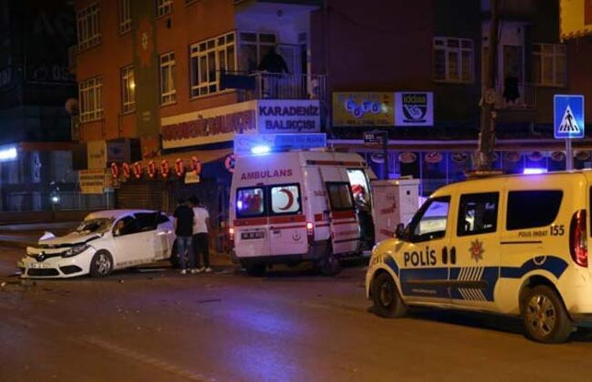 Ankarada feci kaza Yaralılar var...