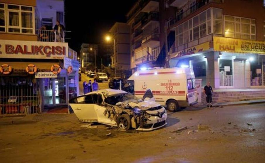 Ankarada feci kaza Yaralılar var...