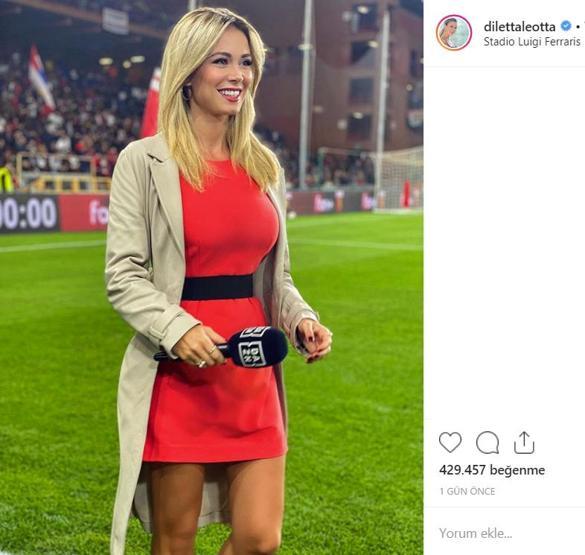 Diletta Leotta gala gecesine damga vurdu