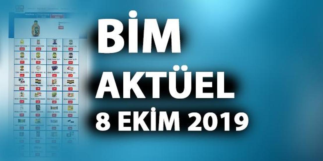 BİM aktüel 8 Ekim 2019... Bu hafta BİM aktüel katalogda neler var