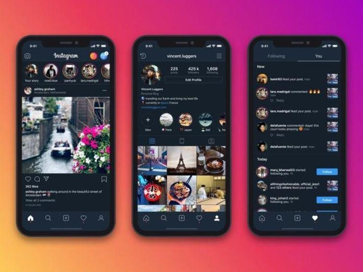 Instagram iOSa karanlık mod geldi