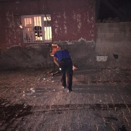 Akçakaleye havan mermisi düştü