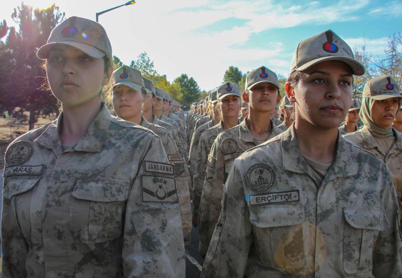 Jandarma Kadın Astsubaylar “Barış Pınarı”nda görev almak için hazır