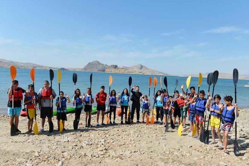 Saklı cennet Pertek su sporlarıyla şenlendi