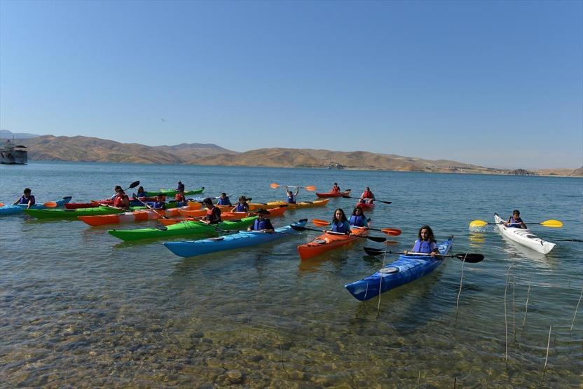 Saklı cennet Pertek su sporlarıyla şenlendi