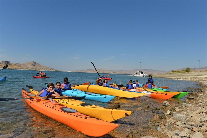 Saklı cennet Pertek su sporlarıyla şenlendi