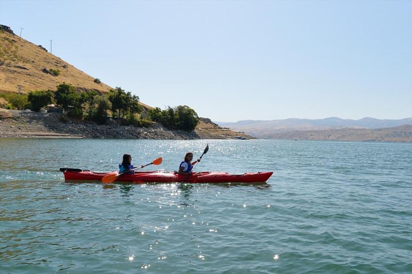Saklı cennet Pertek su sporlarıyla şenlendi