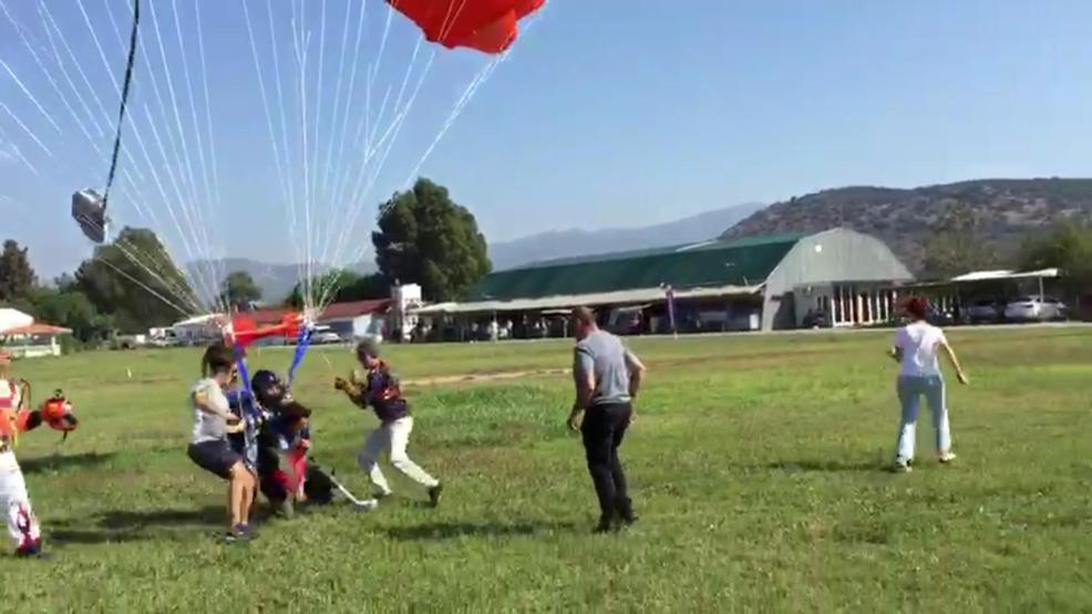 4 bin metreden protez bacağıyla atladı