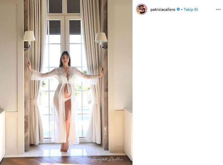 Muslera’nın eşi Patricia doğum öncesi poz verdi
