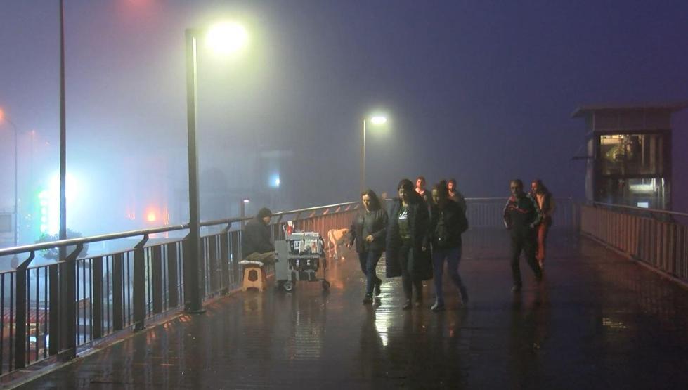 İstanbulda sis etkili oluyor