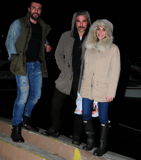 Engin Altan Düzyatan ve Neslişah Alkoçlar gece yarısı balığa çıktılar