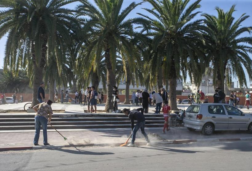Tunusta temizlik kampanyası