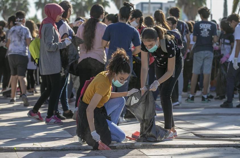 Tunusta temizlik kampanyası