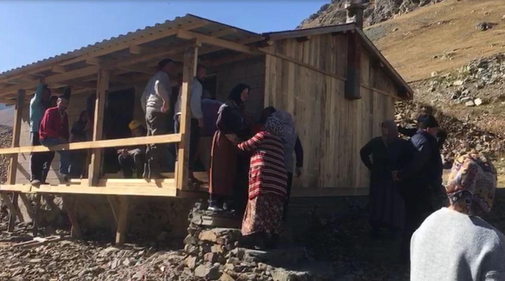 Anzer Yaylasında yıkım gerginliği