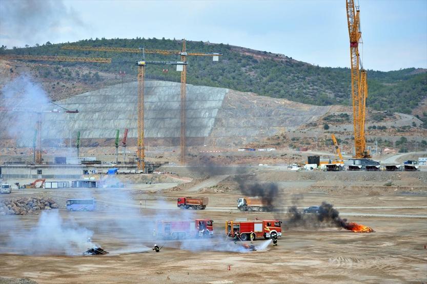 Akkuyu Nükleer Güç Santralinde fırtına tatbikatı