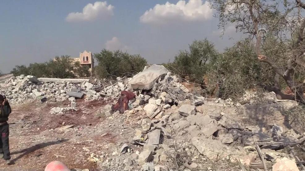 İdlibde Bağdadinin öldürüldüğü iddia edilen yer görüntülendi
