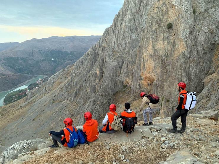 Buraya tırmanmak cesaret istiyor
