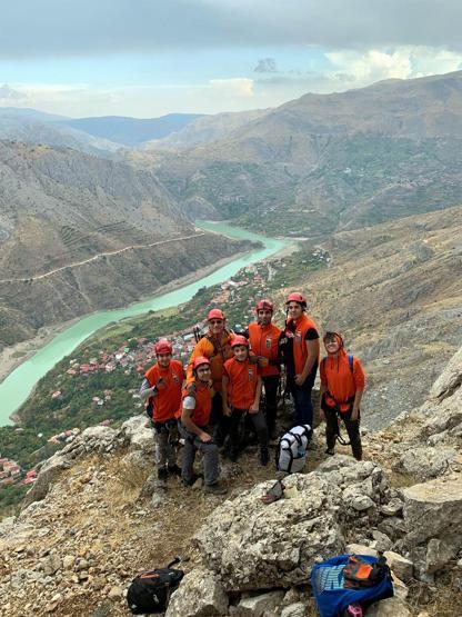 Buraya tırmanmak cesaret istiyor
