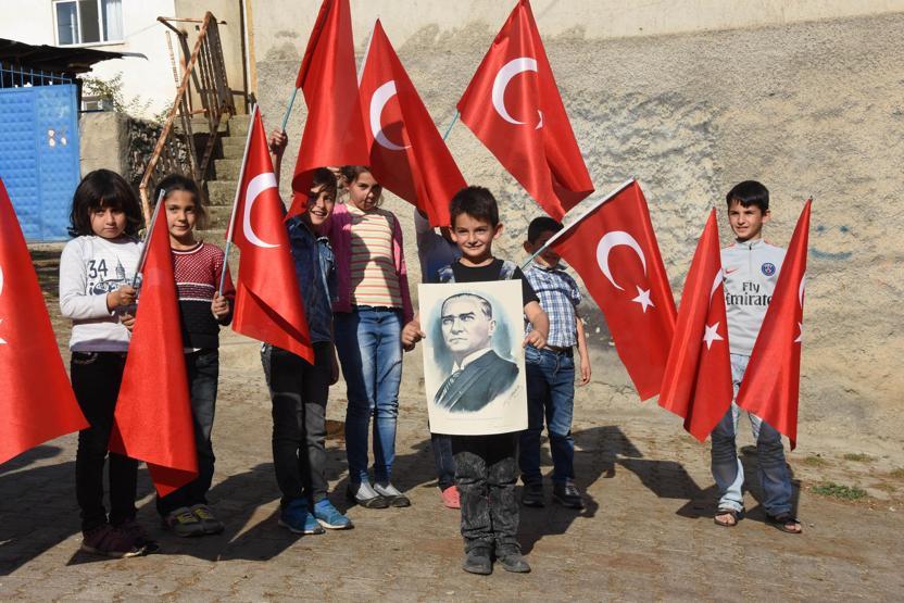 Cumhuriyet köyünde Cumhuriyet Bayramı coşkusu