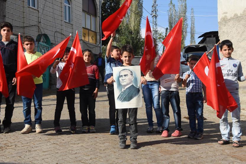Cumhuriyet köyünde Cumhuriyet Bayramı coşkusu