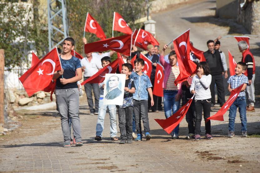 Cumhuriyet köyünde Cumhuriyet Bayramı coşkusu