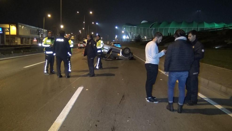 Aracı 20 takla attı, otomobili için ağladı