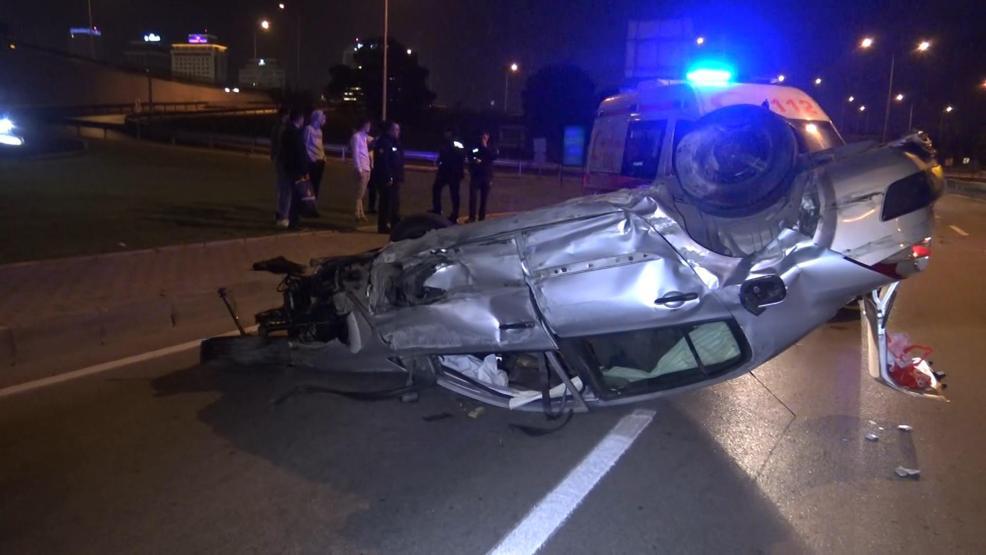 Aracı 20 takla attı, otomobili için ağladı