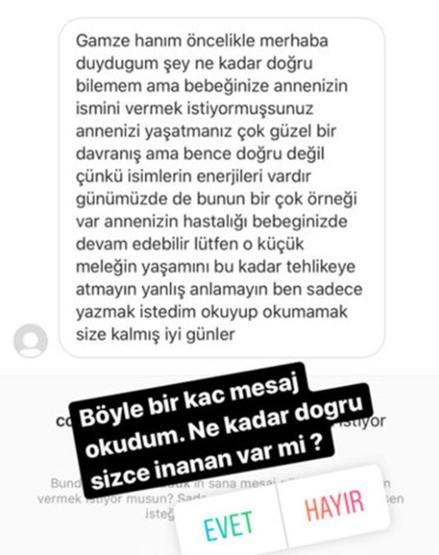 Gamze Erçel: İsminden tabii ki vazgeçmedim